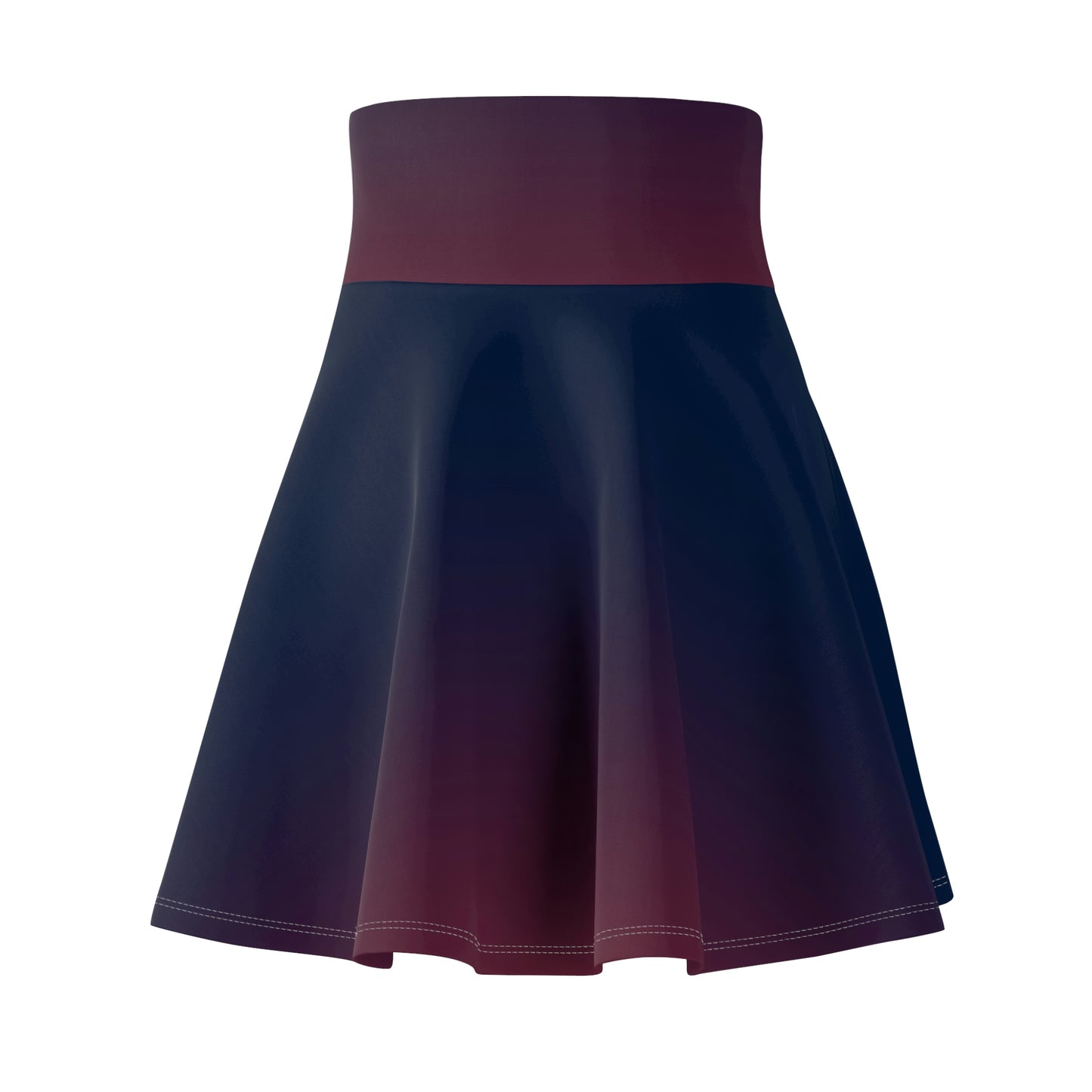 Battle Box High Waist Swirl Women's Skater Skirt-HW
