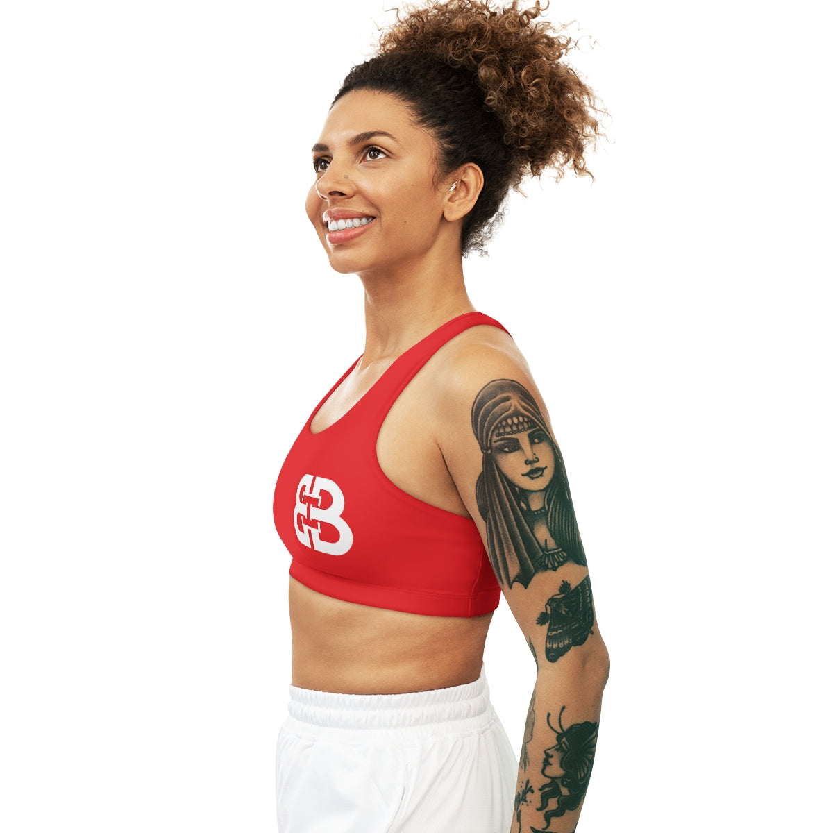 Battle Box BB Seamless Red Sports Bra -7A