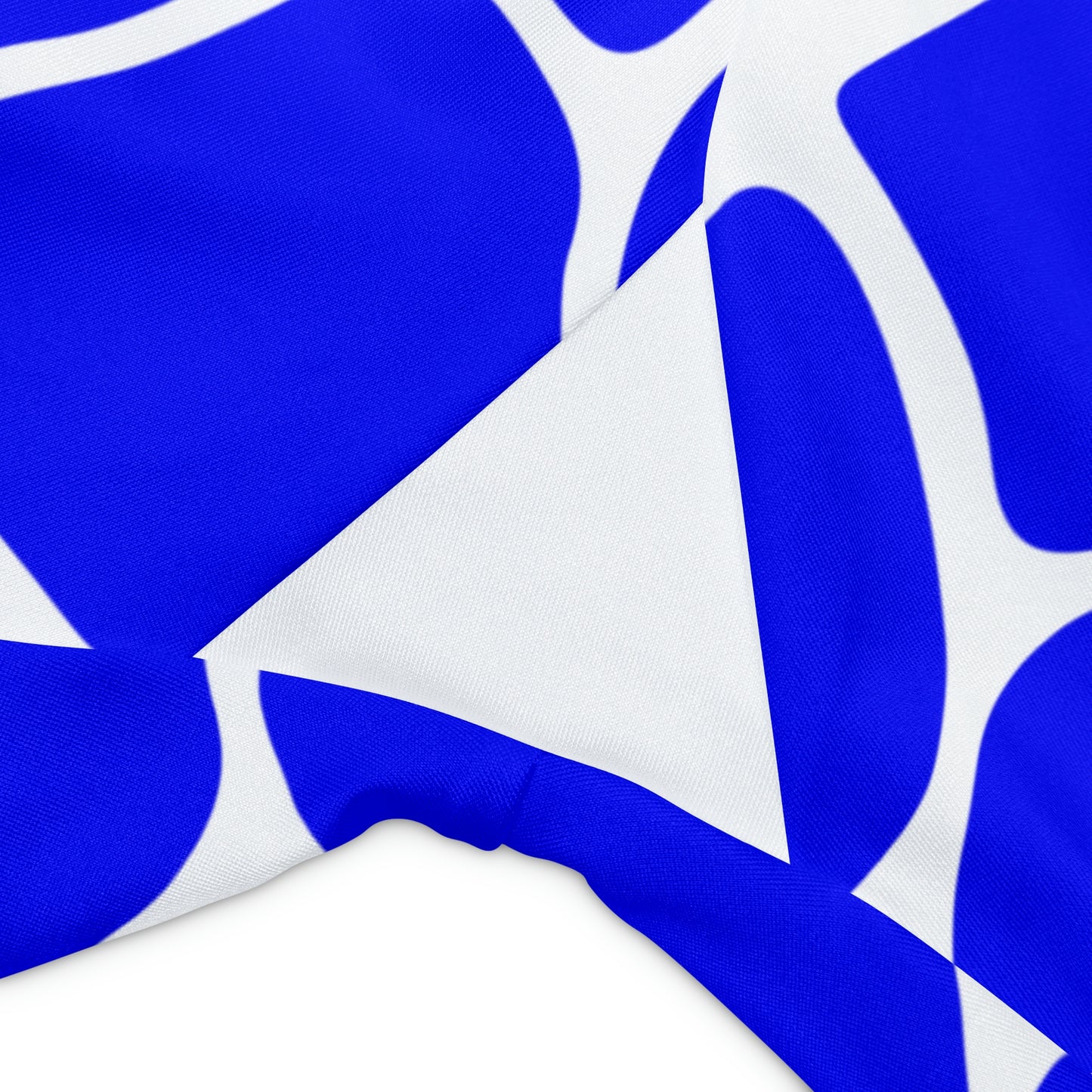 Battle Box Blue/White Cobble Women's Workout Shorts-T1