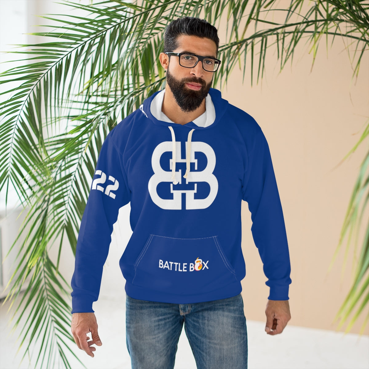 Battle Box Blue Unisex Pullover Hoodie