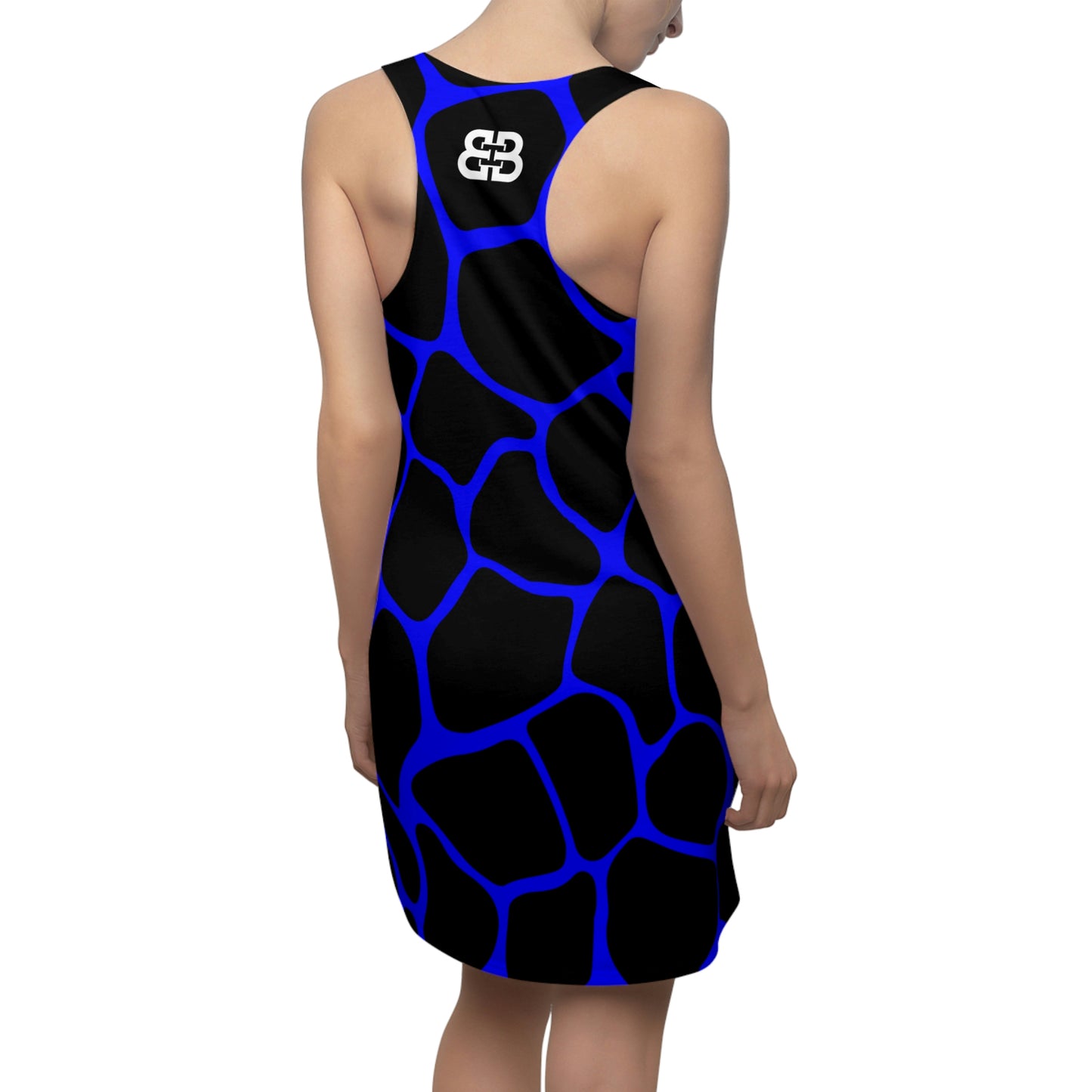 Battle Box Blue Black Cobble Tunic Racerback Top-CB