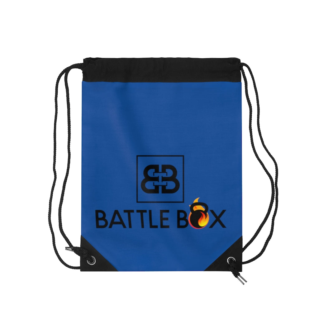Battle Box Navy Drawstring Bag