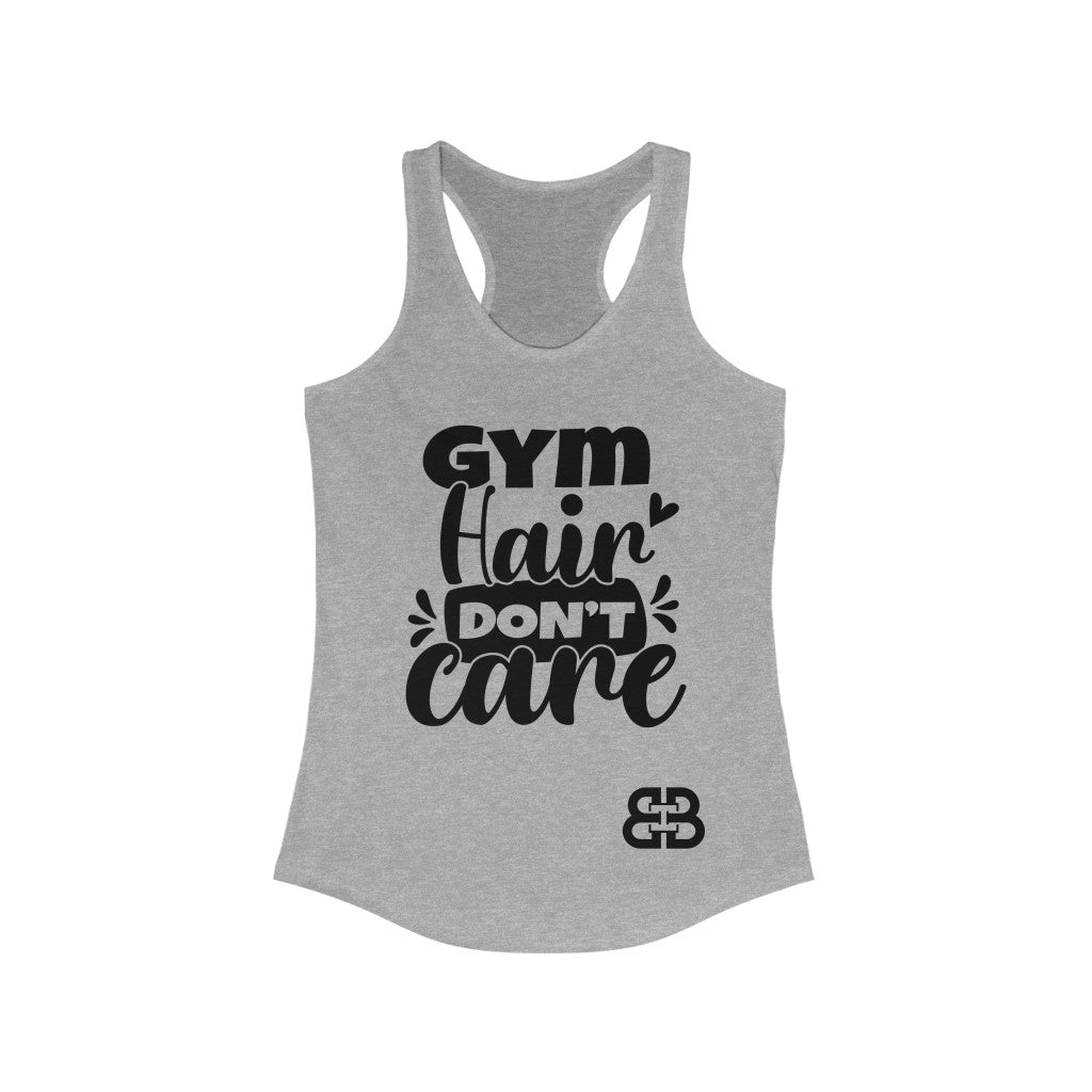 Women's Gym Hair Battle Box Racerback Tank -2A