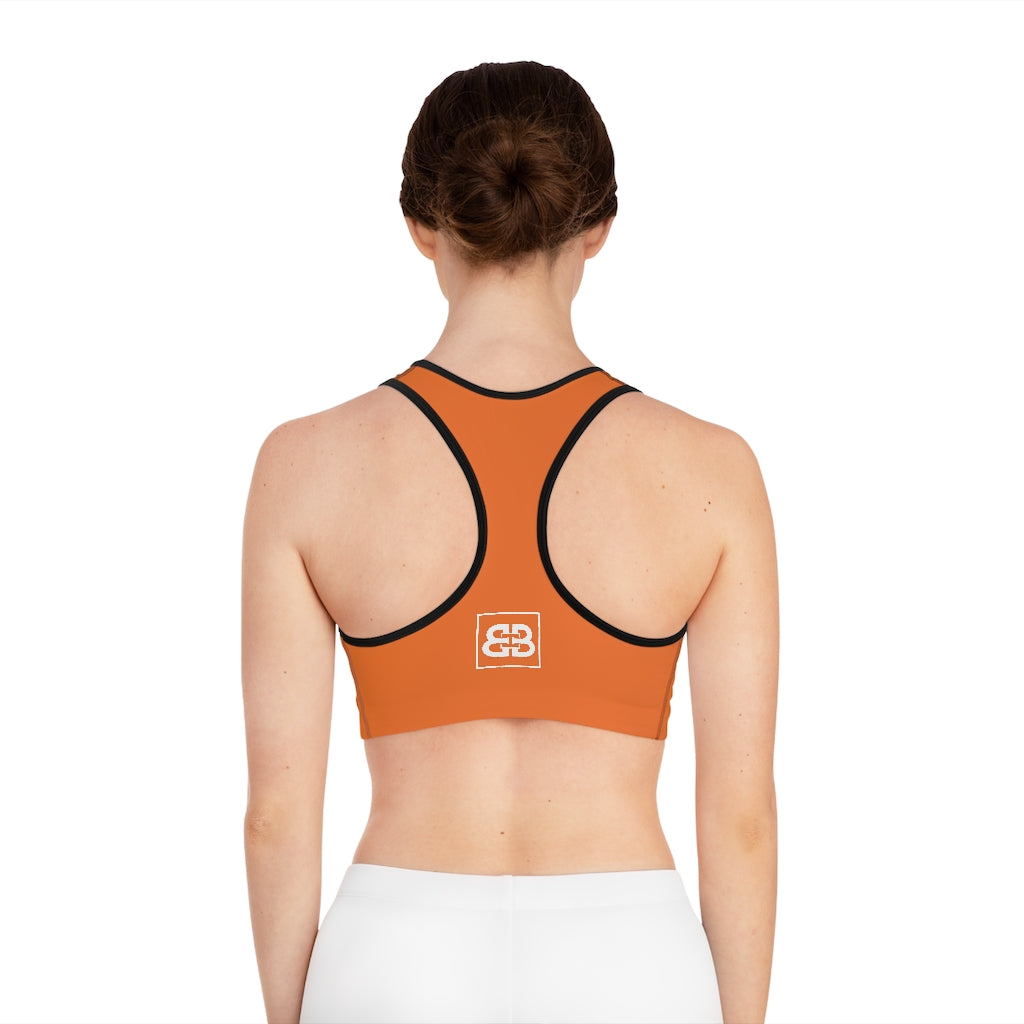Battle Box Orange Sports Bra