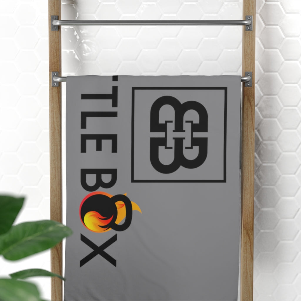 Gray Battle Box Gym Towel