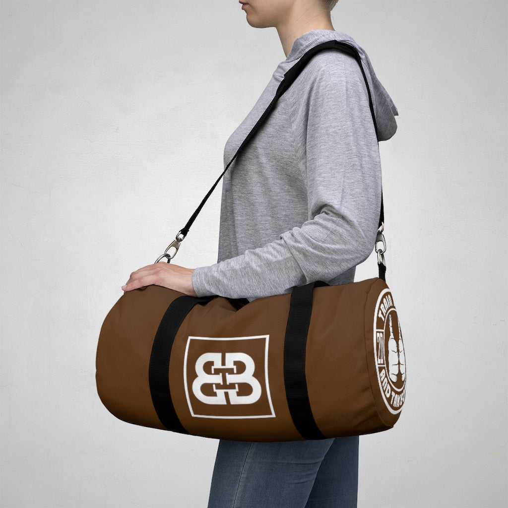 Battle Box Brown Gym Duffel Bag -1A