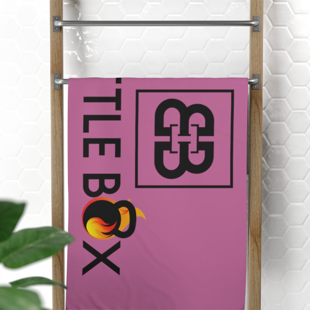 Pink Battle Box Gym Towel