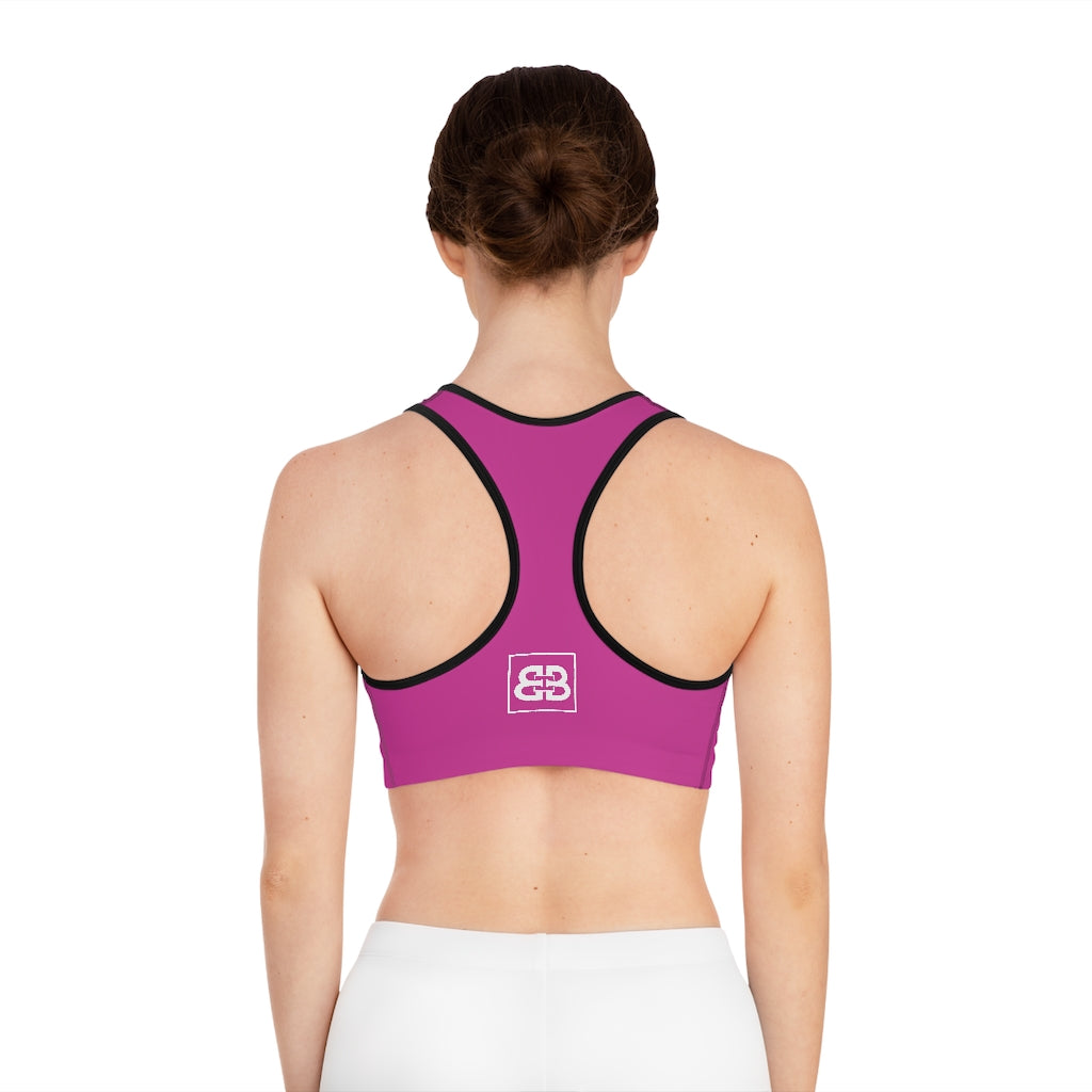 Battle Box Pink Sports Bra