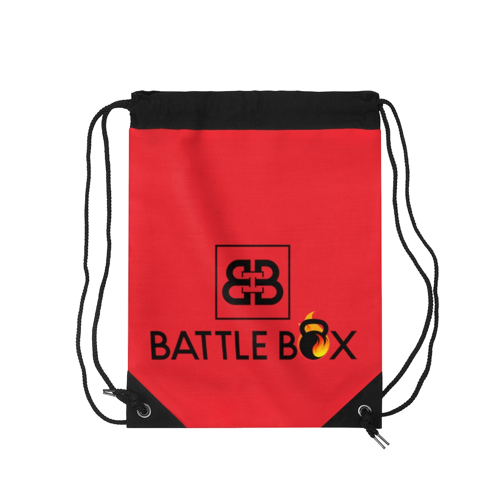 Battle Box Red Drawstring Bag