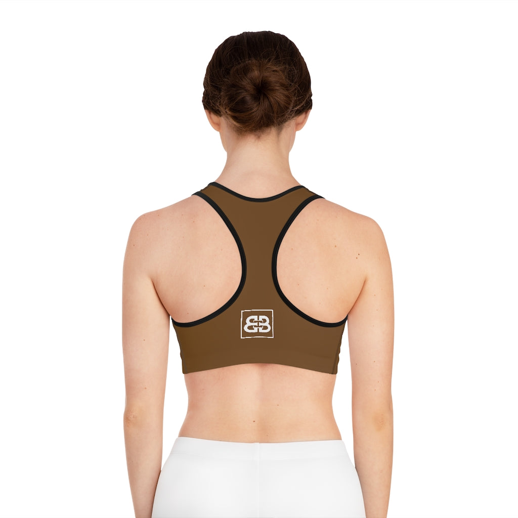 Battle Box Brown Sports Bra