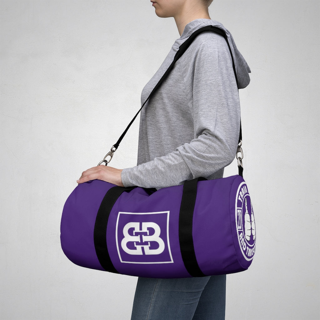 Battle Box Purple Gym Duffel Bag -1A
