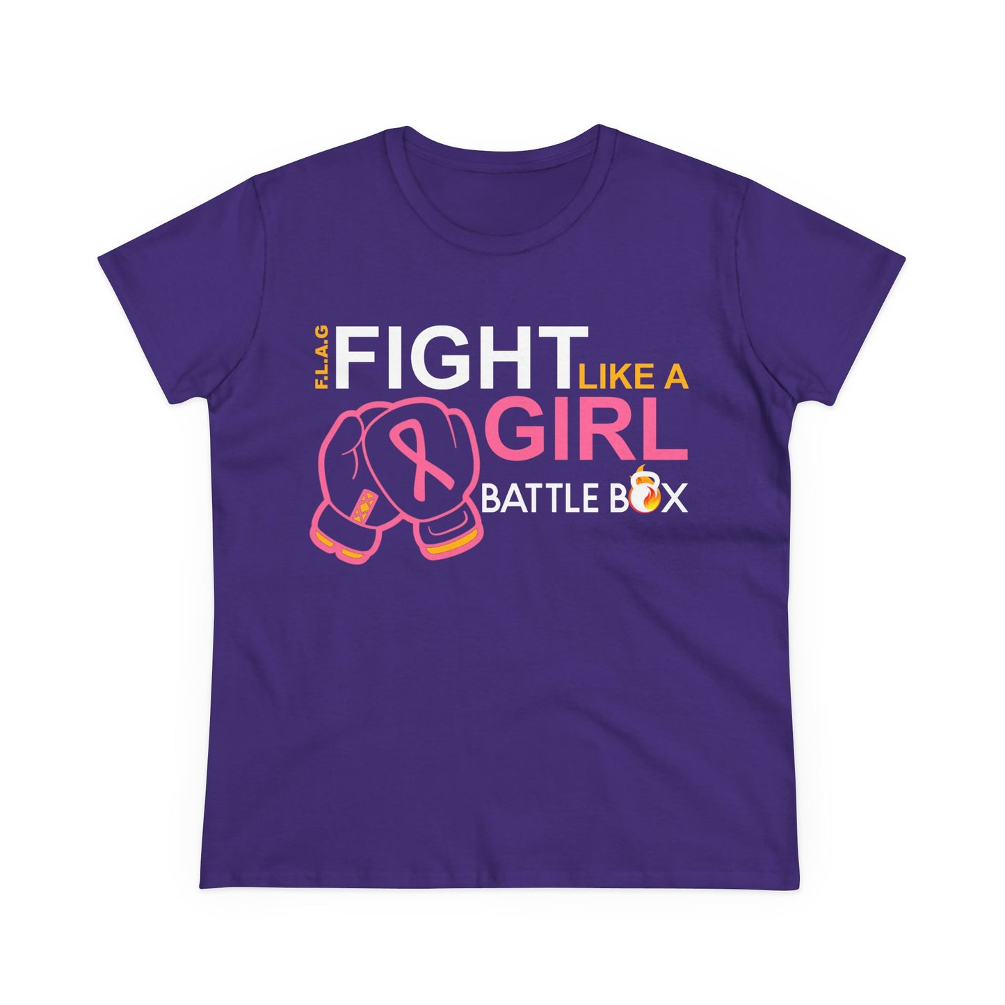 Fight Like a Girl Shirt, Empowering Apparel, Cancer Awareness Supportive Tee