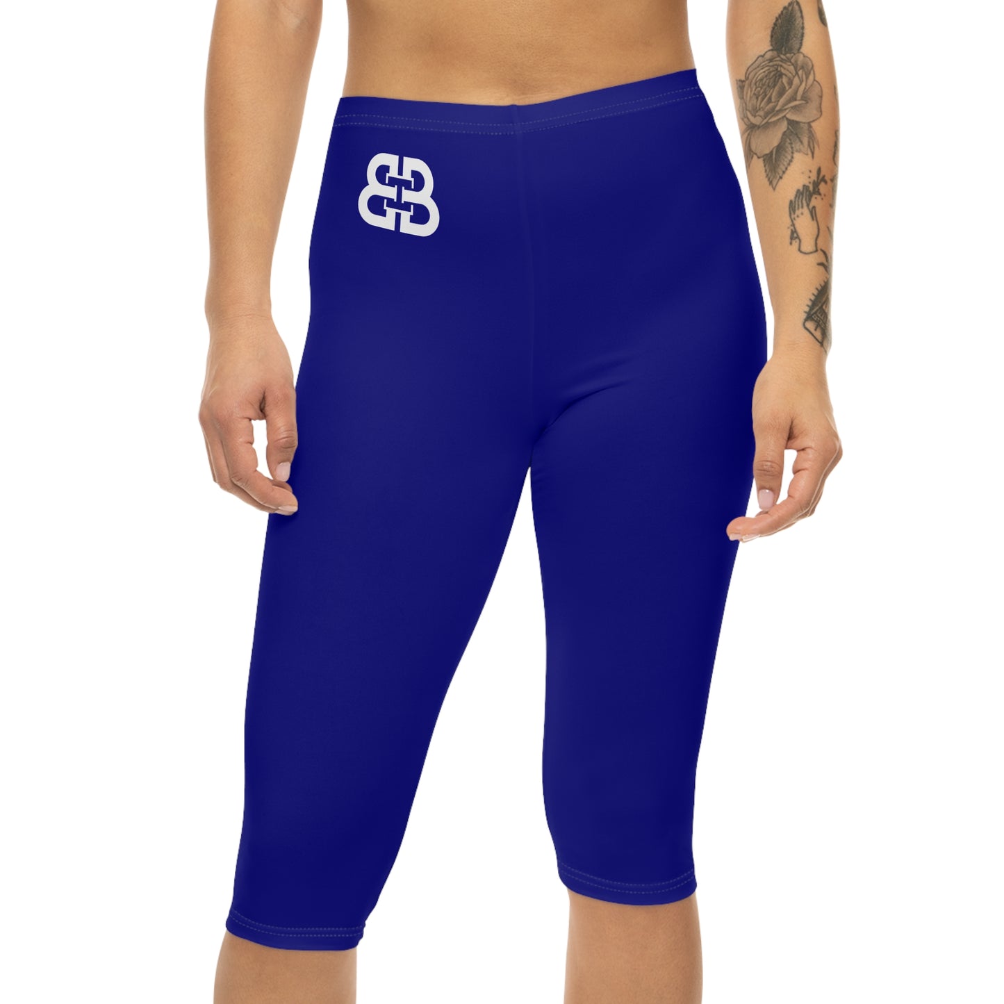 Battle Box [BB] Women's Navy Capri Leggings