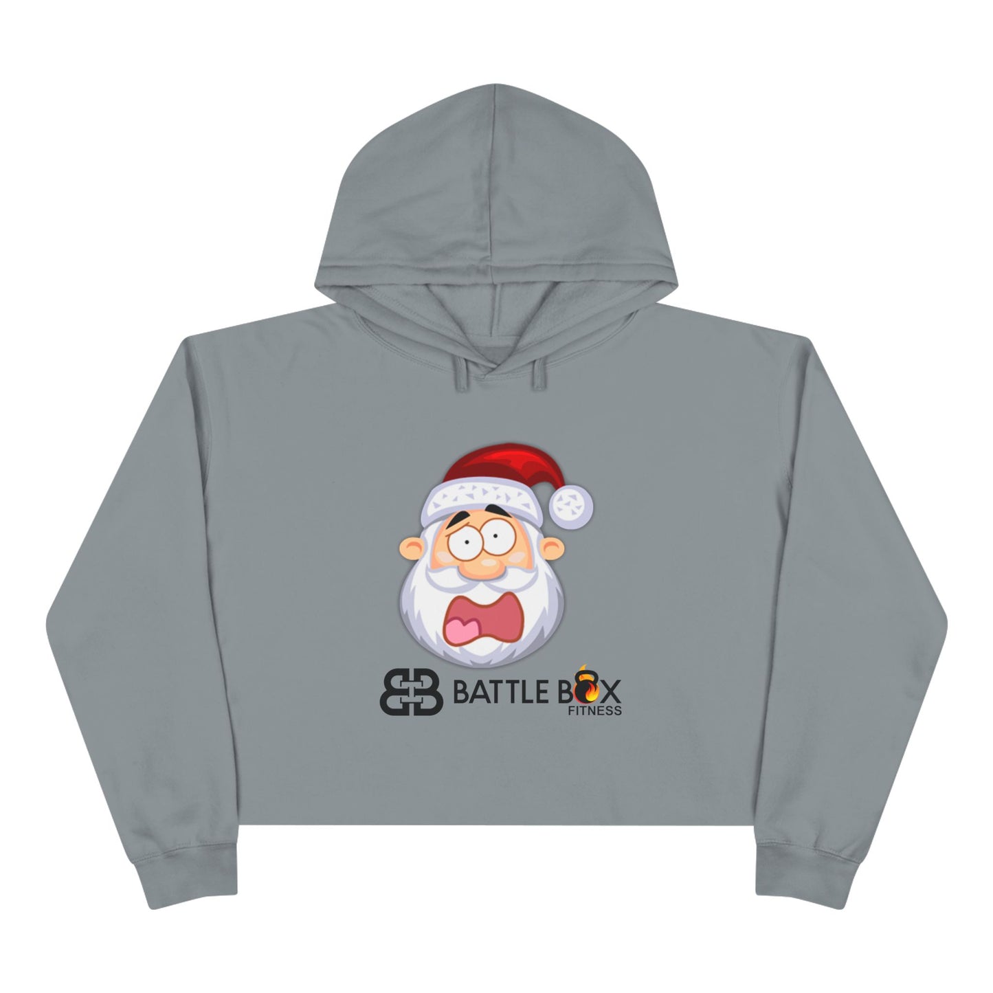 Battle Box Scary Santa Crop Hoodie