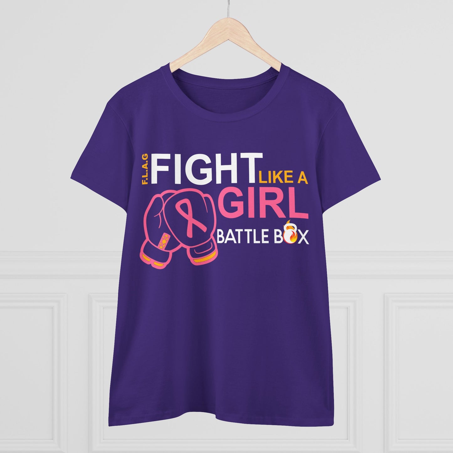 Fight Like a Girl Shirt, Empowering Apparel, Cancer Awareness Supportive Tee