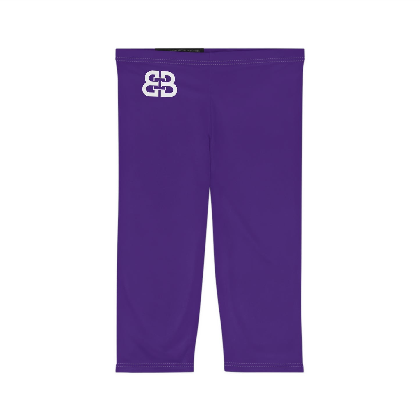 Battle Box [BB] Women's Purple Capri Leggings