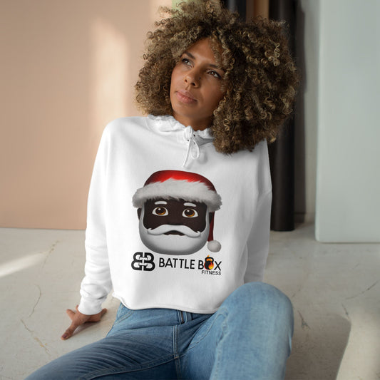 Battle Box Grandpa Santa Crop Hoodie