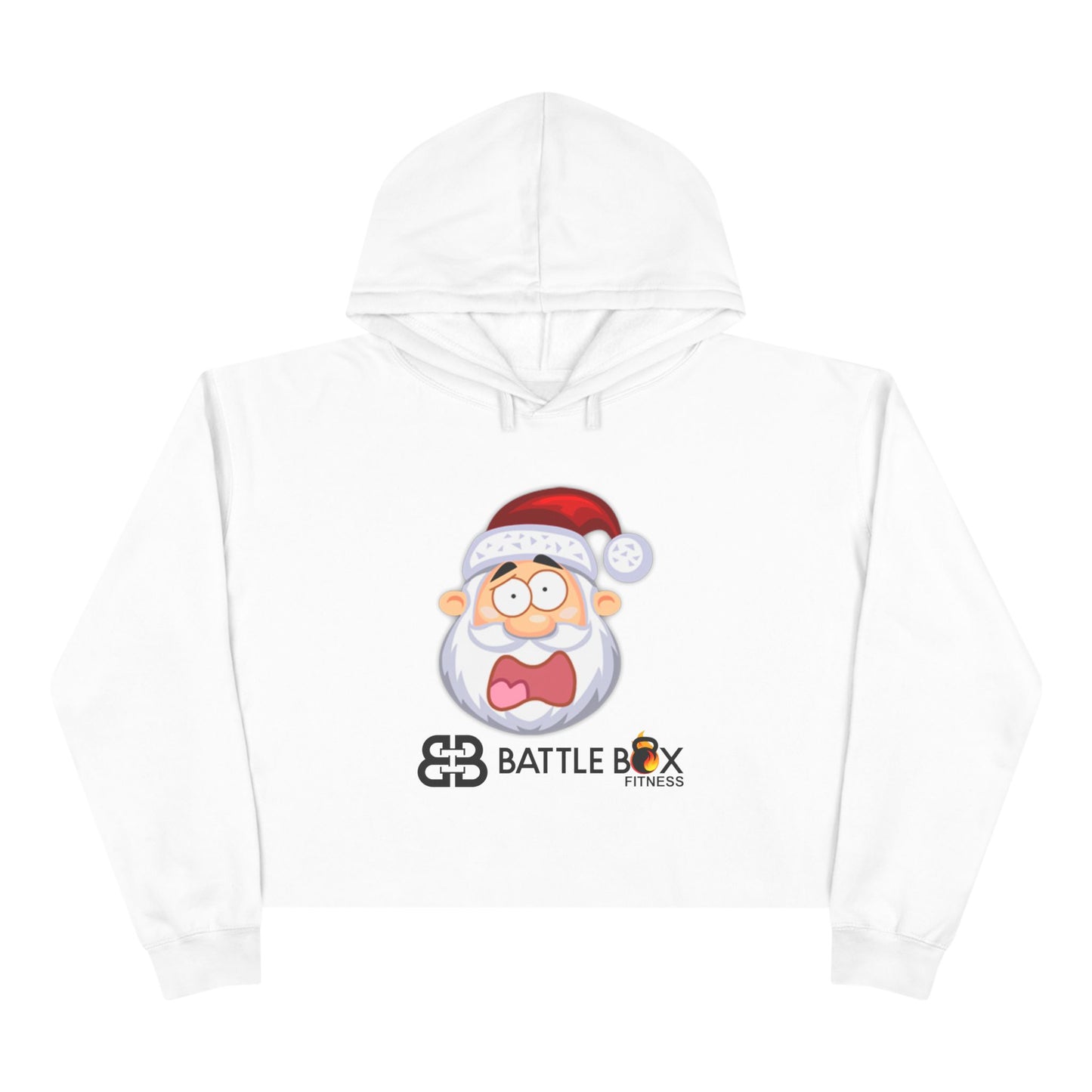 Battle Box Scary Santa Crop Hoodie