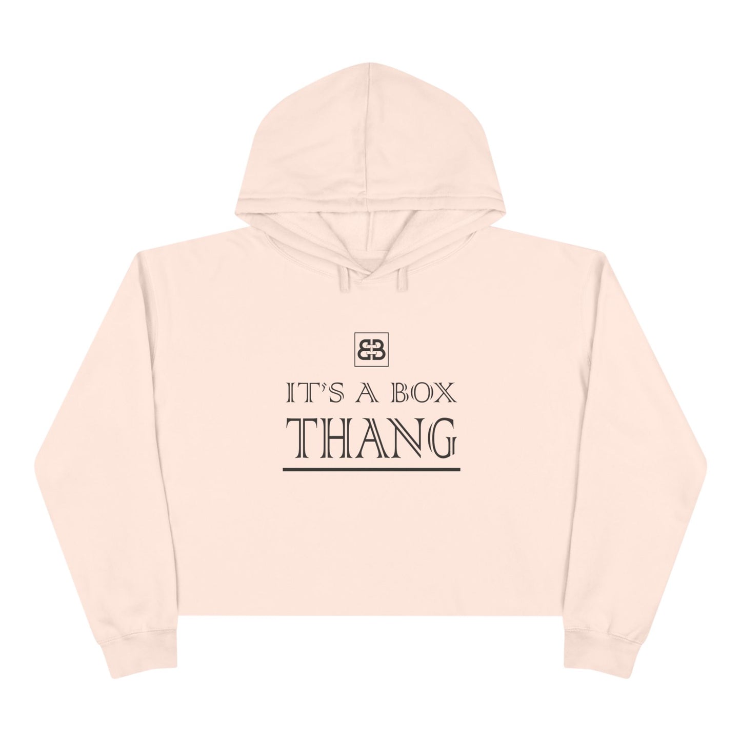 Battle Box It's A Box Thang Branded Crop Hoodie