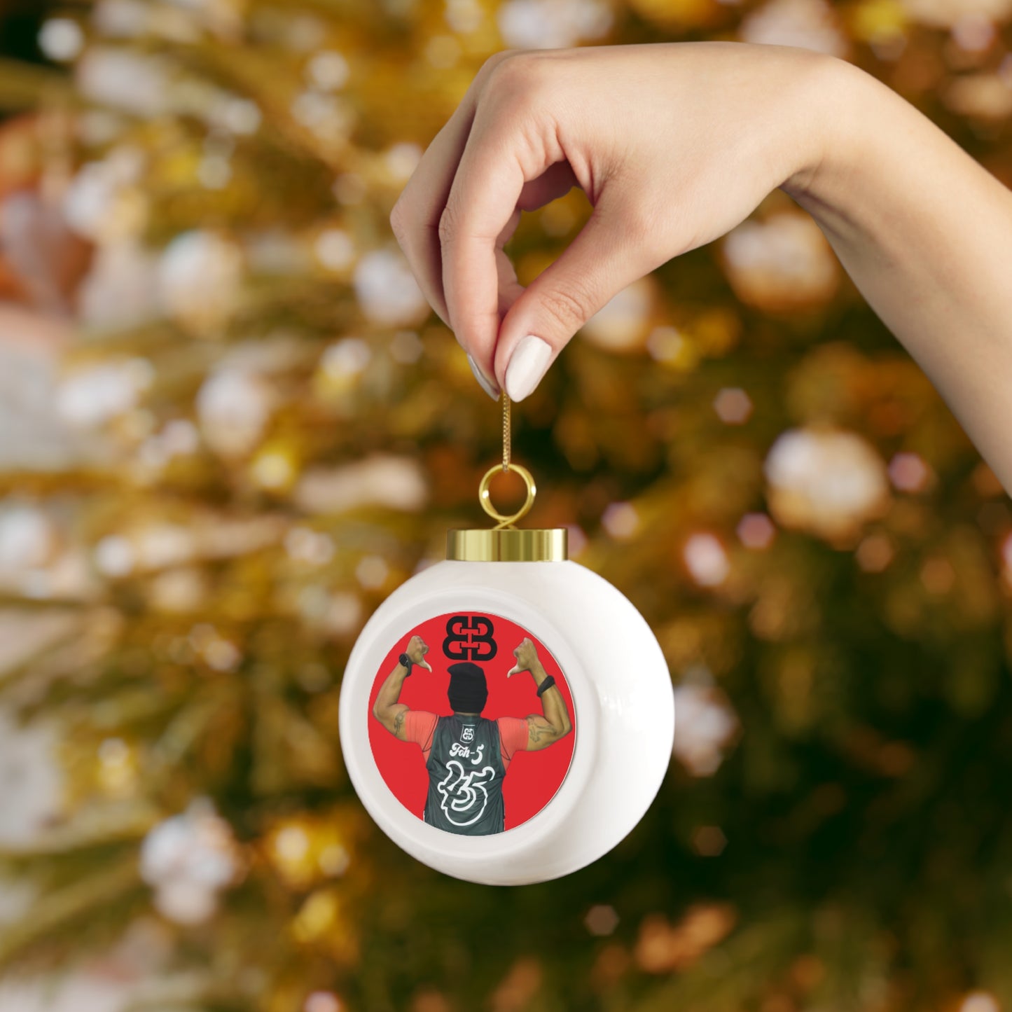 Festive FOH-5 Battle Box Collectors Christmas Ball Ornament