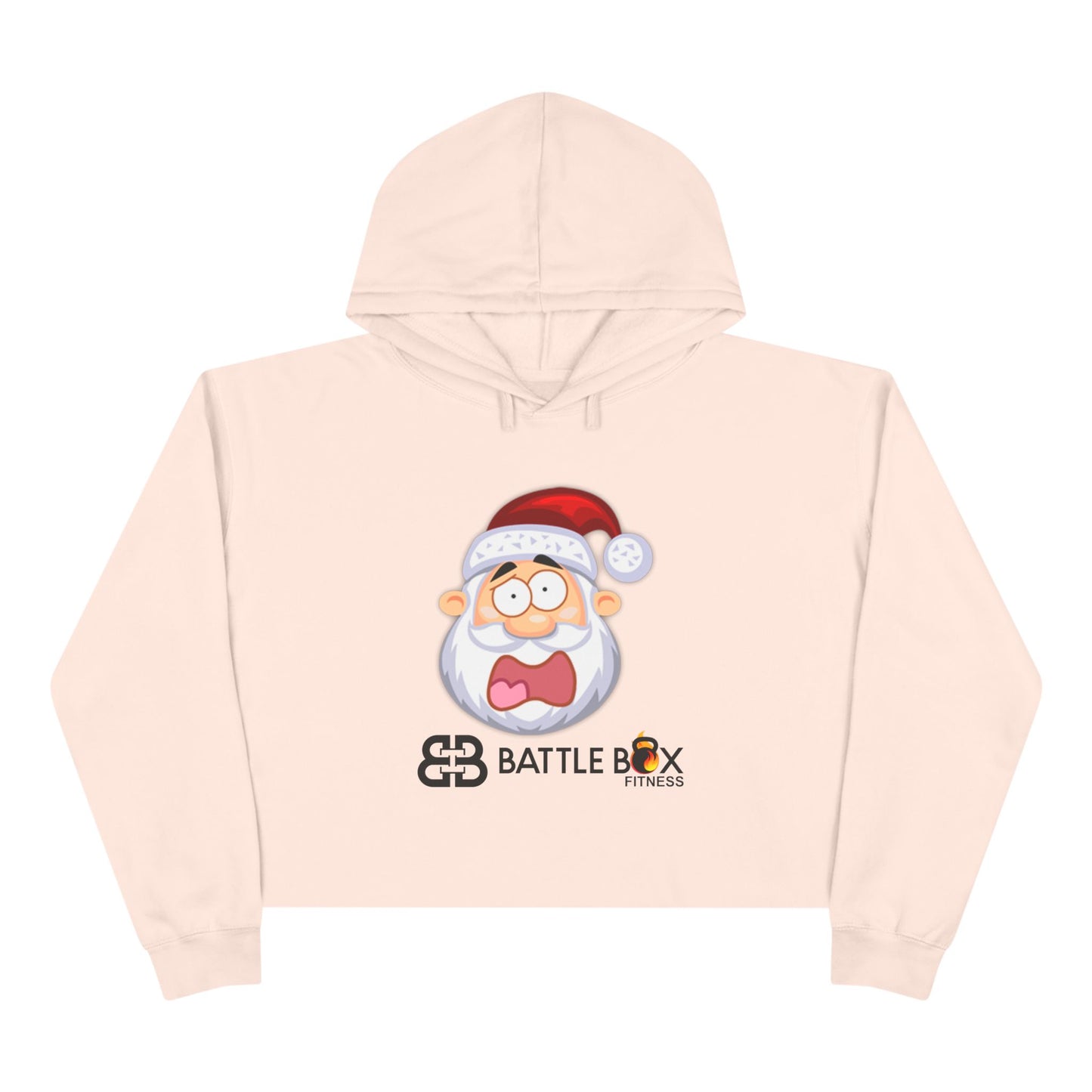 Battle Box Scary Santa Crop Hoodie