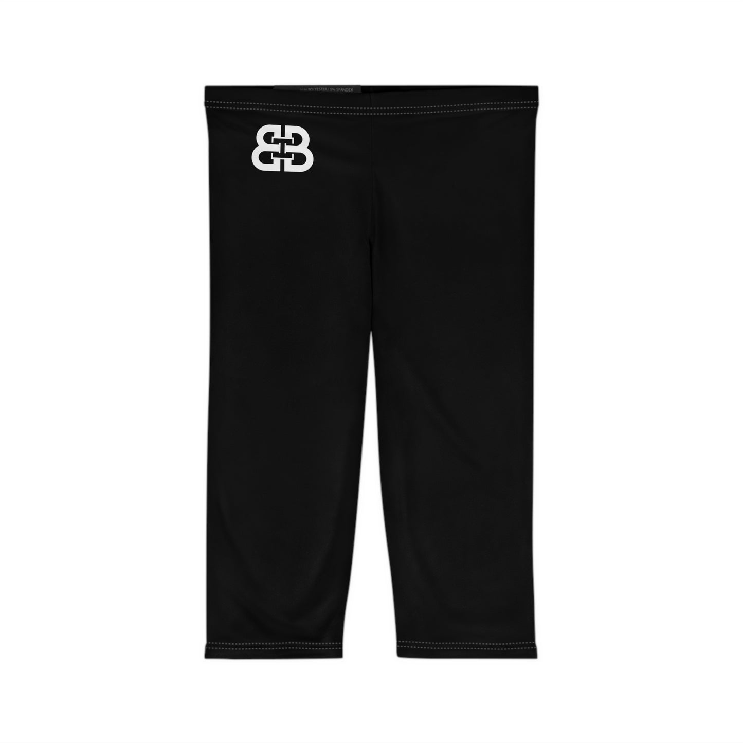 Battle Box [BB] Women's Black Capri Leggings