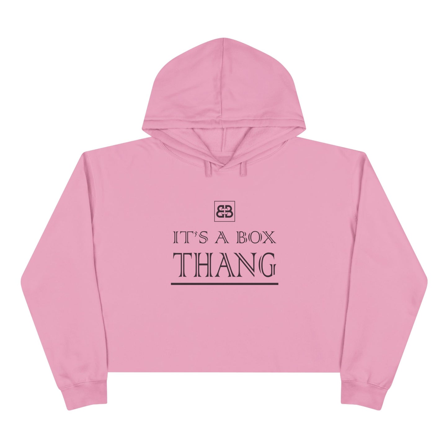 Battle Box It's A Box Thang Branded Crop Hoodie
