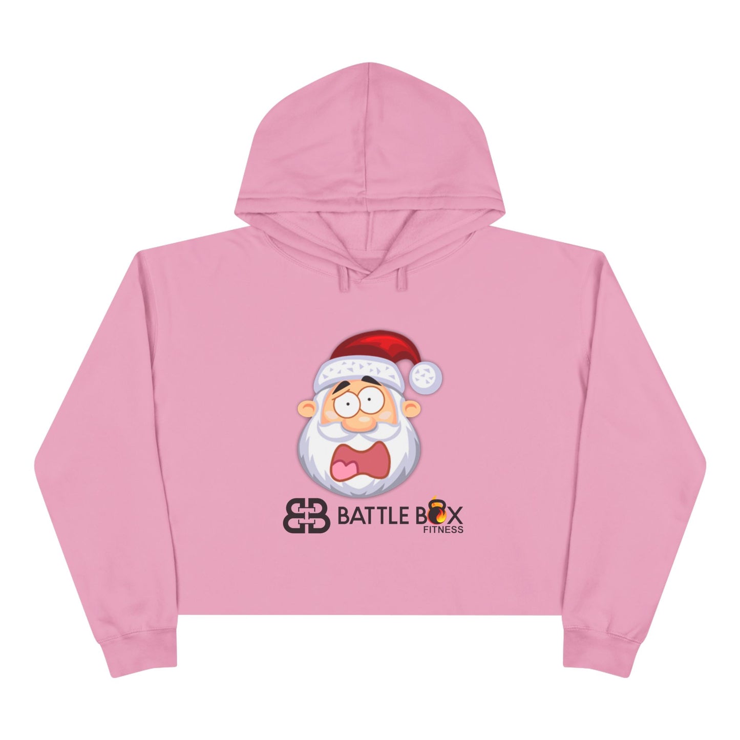 Battle Box Scary Santa Crop Hoodie