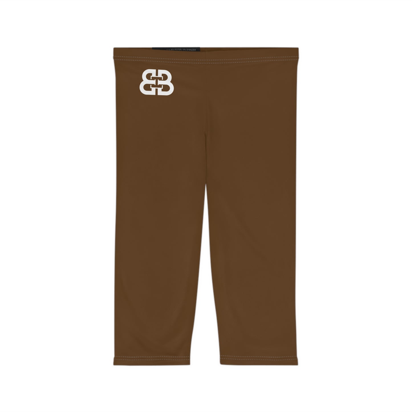 Battle Box [BB] Women's Brown Capri Leggings