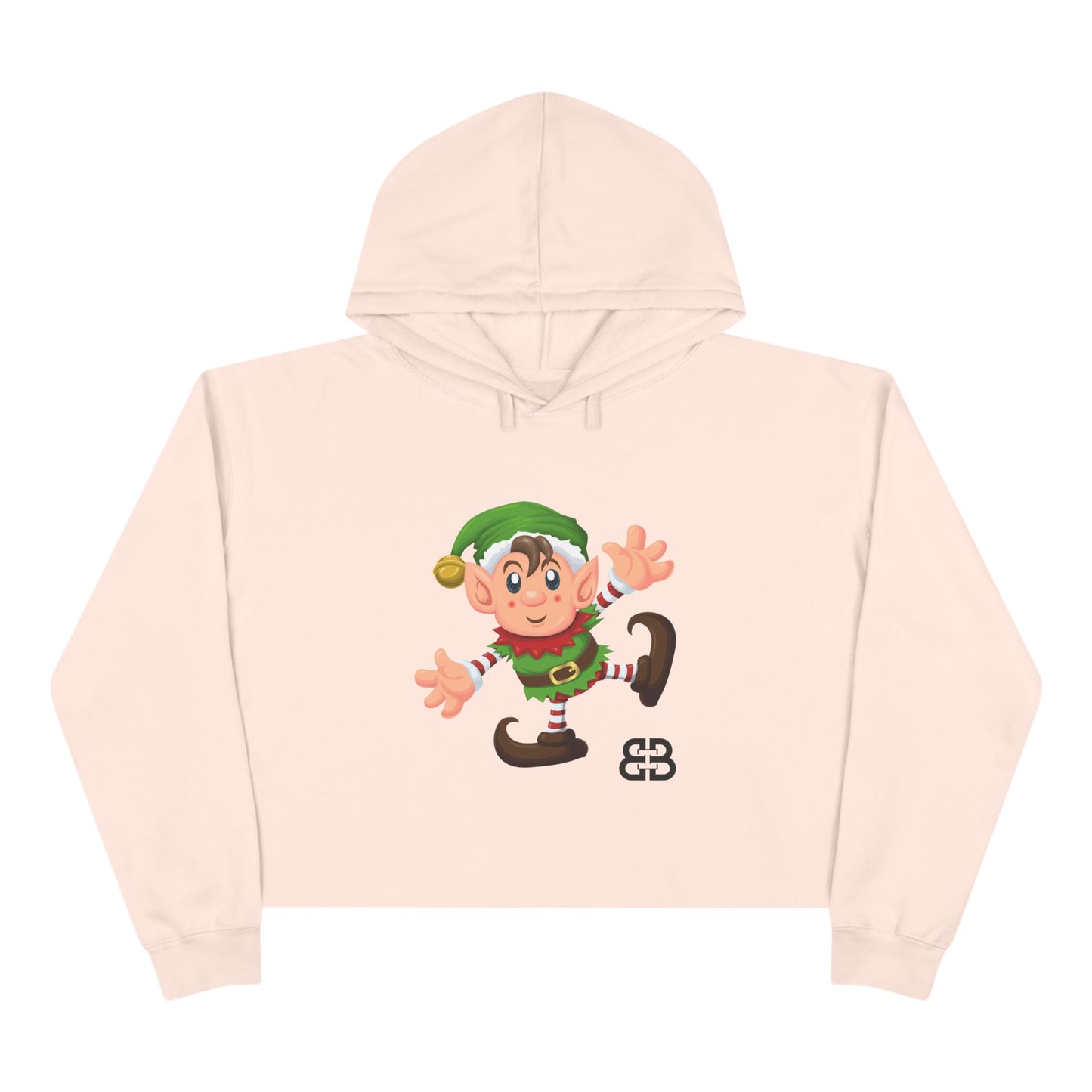Battle Box Holiday Elf Crop Hoodie