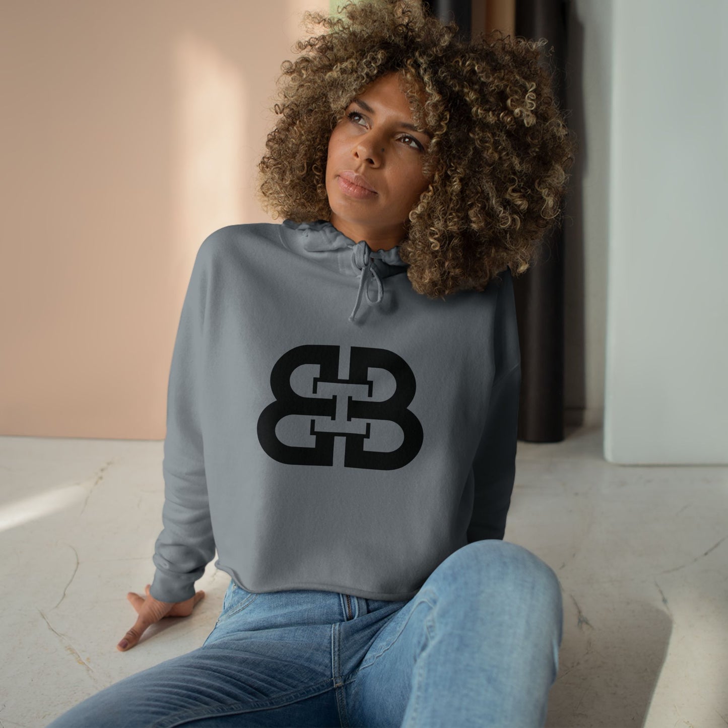 Battle Box BB Branded Crop Hoodie
