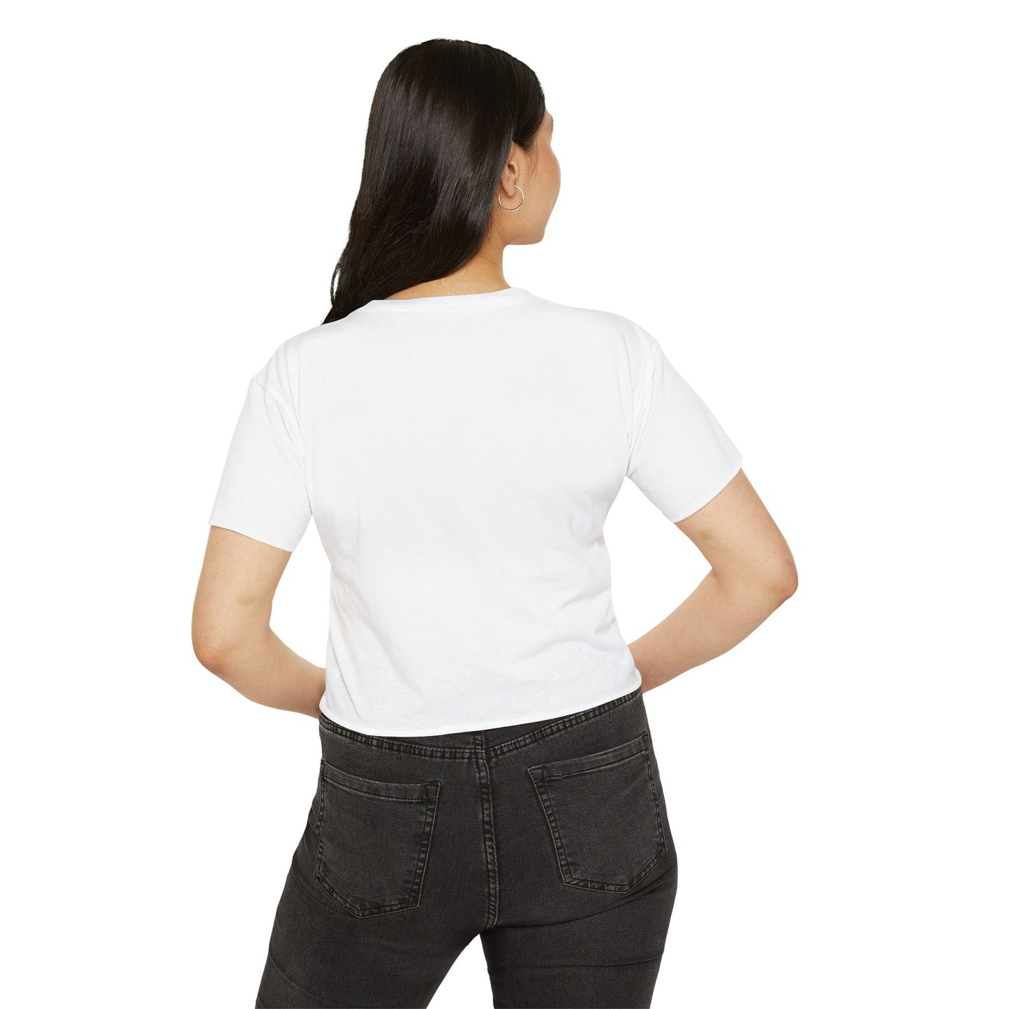 We Throw Hands Crop Top - Brick City