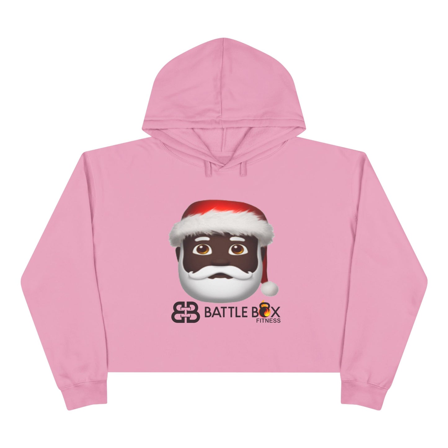 Battle Box Grandpa Santa Crop Hoodie
