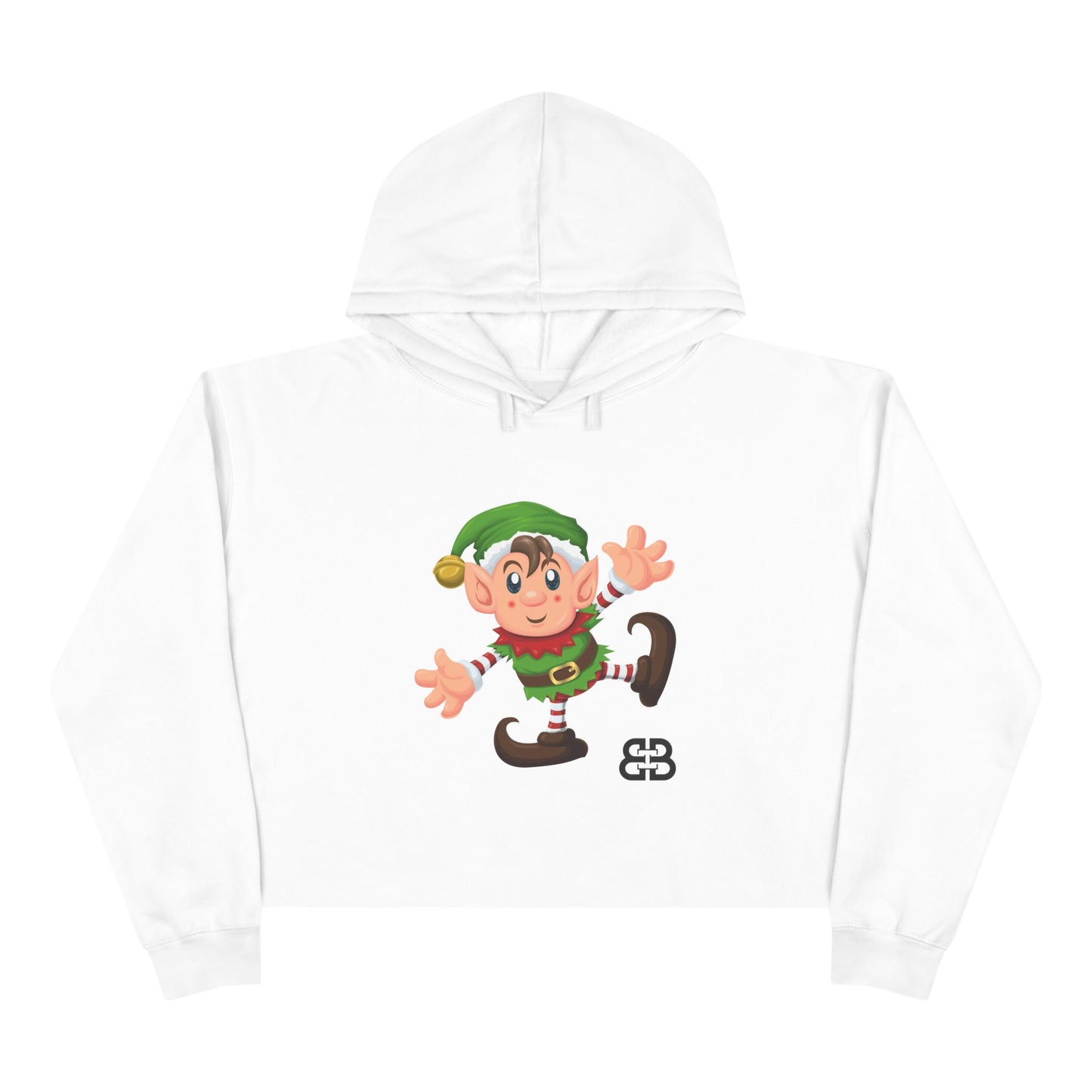 Battle Box Holiday Elf Crop Hoodie