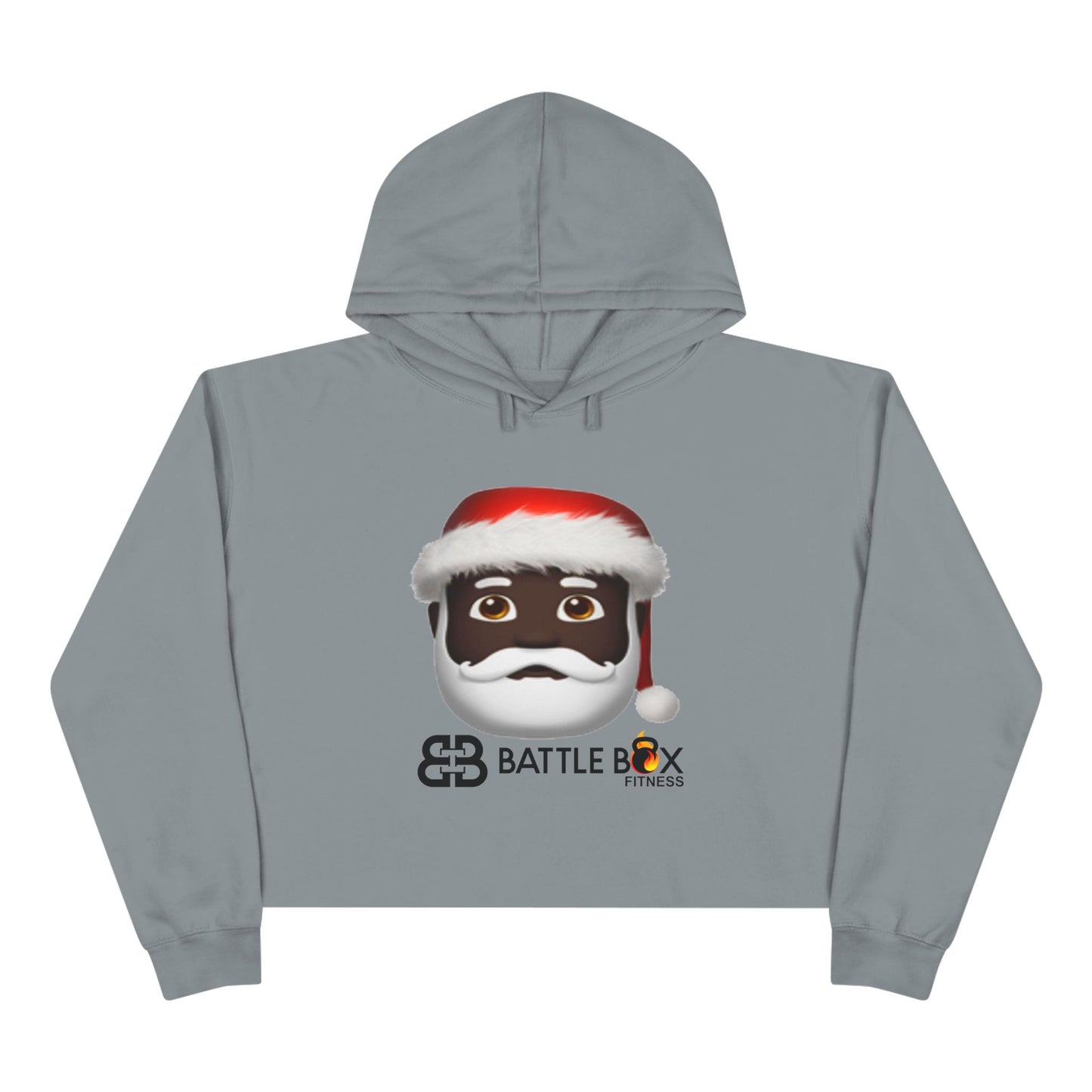 Battle Box Grandpa Santa Crop Hoodie