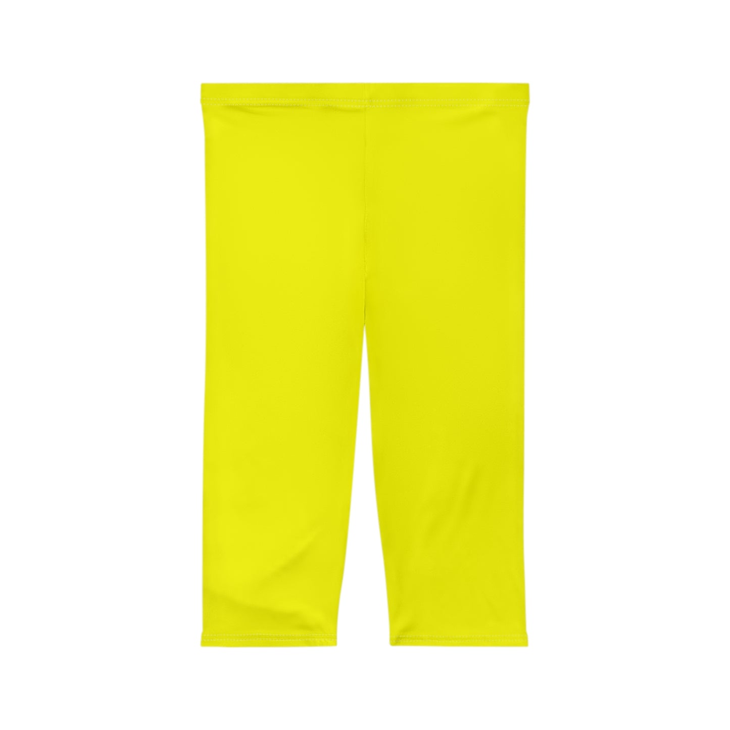 Battle Box [BB] Women's Yellow Capri Leggings