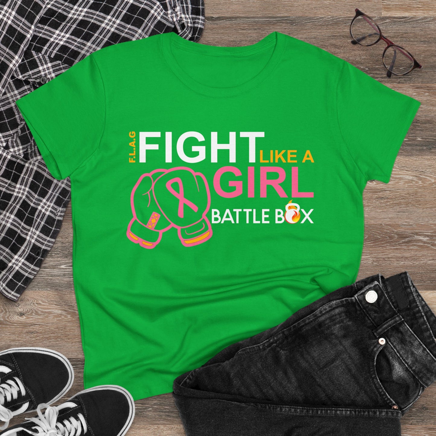 Fight Like a Girl Shirt, Empowering Apparel, Cancer Awareness Supportive Tee
