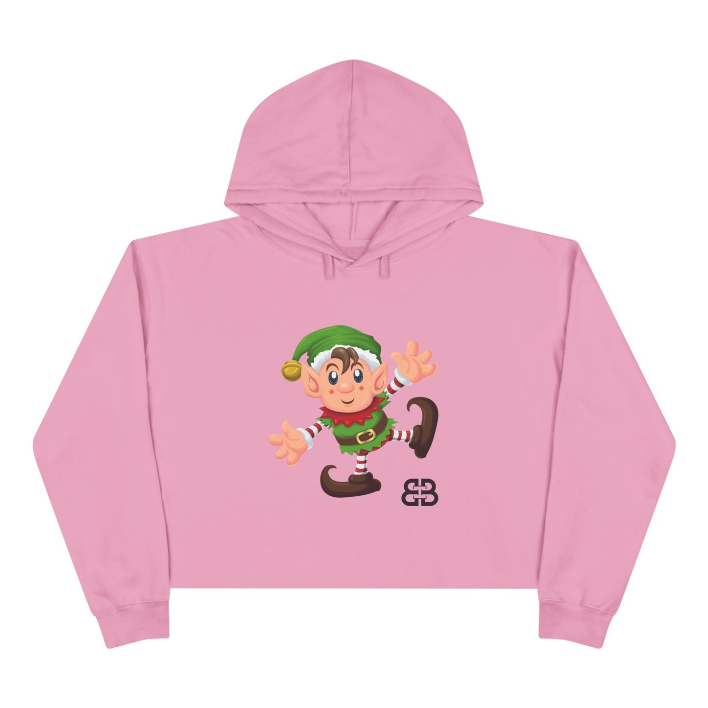 Battle Box Holiday Elf Crop Hoodie