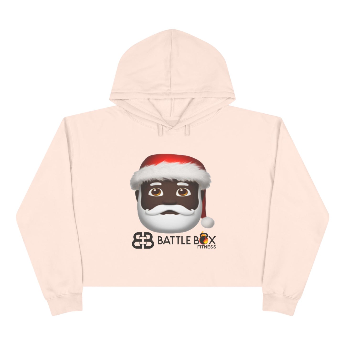 Battle Box Grandpa Santa Crop Hoodie