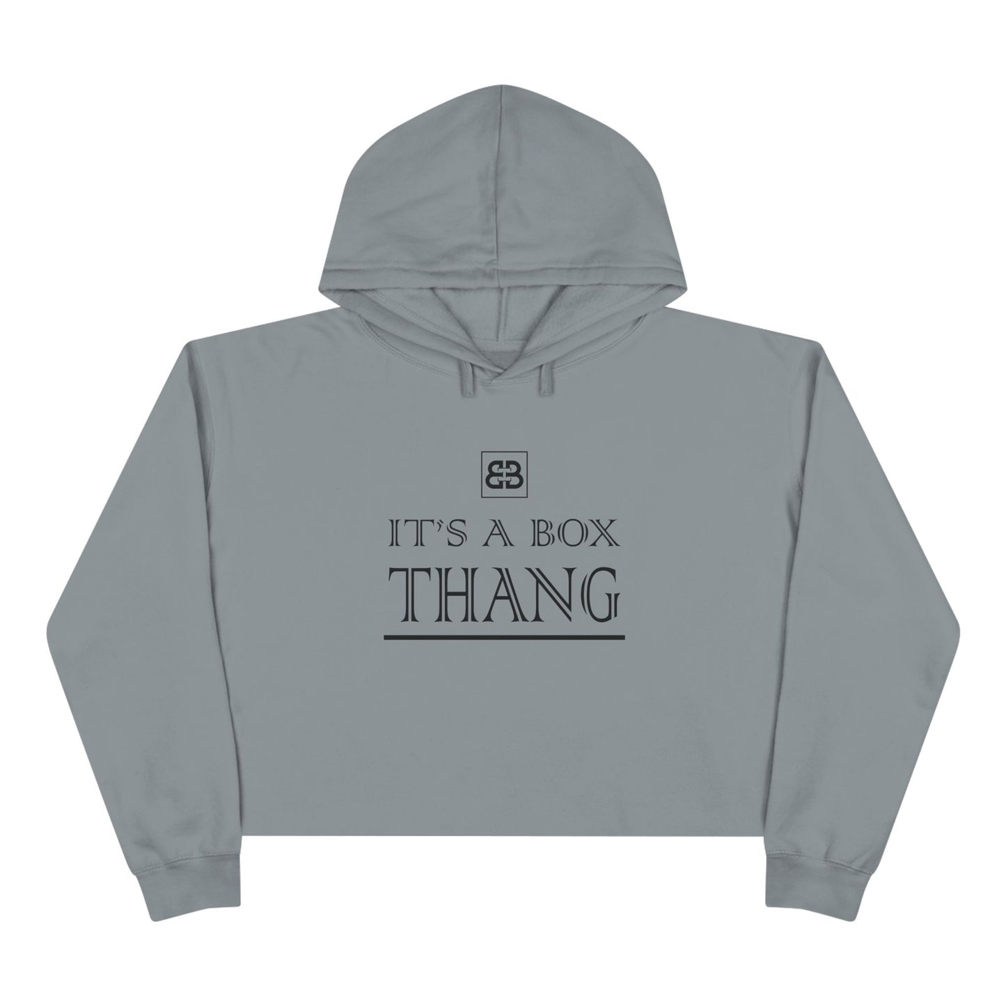 Battle Box It's A Box Thang Branded Crop Hoodie
