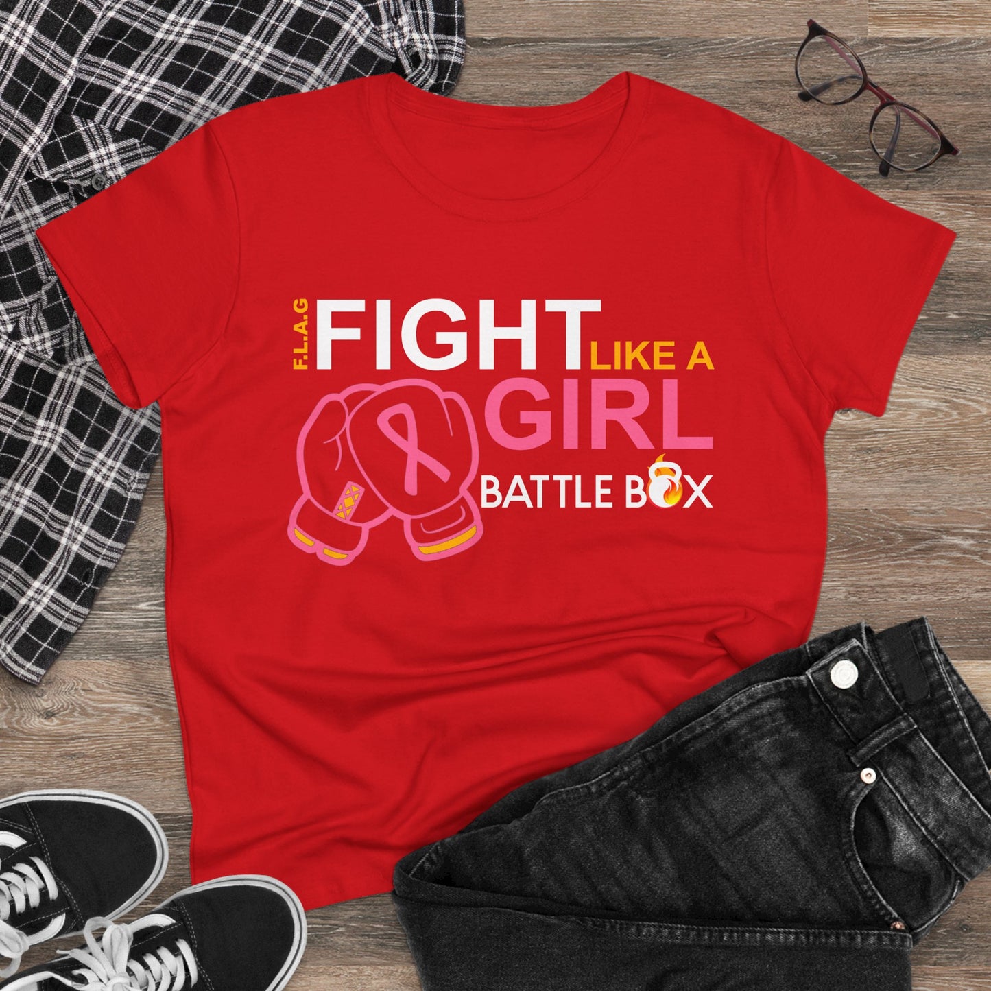 Fight Like a Girl Shirt, Empowering Apparel, Cancer Awareness Supportive Tee
