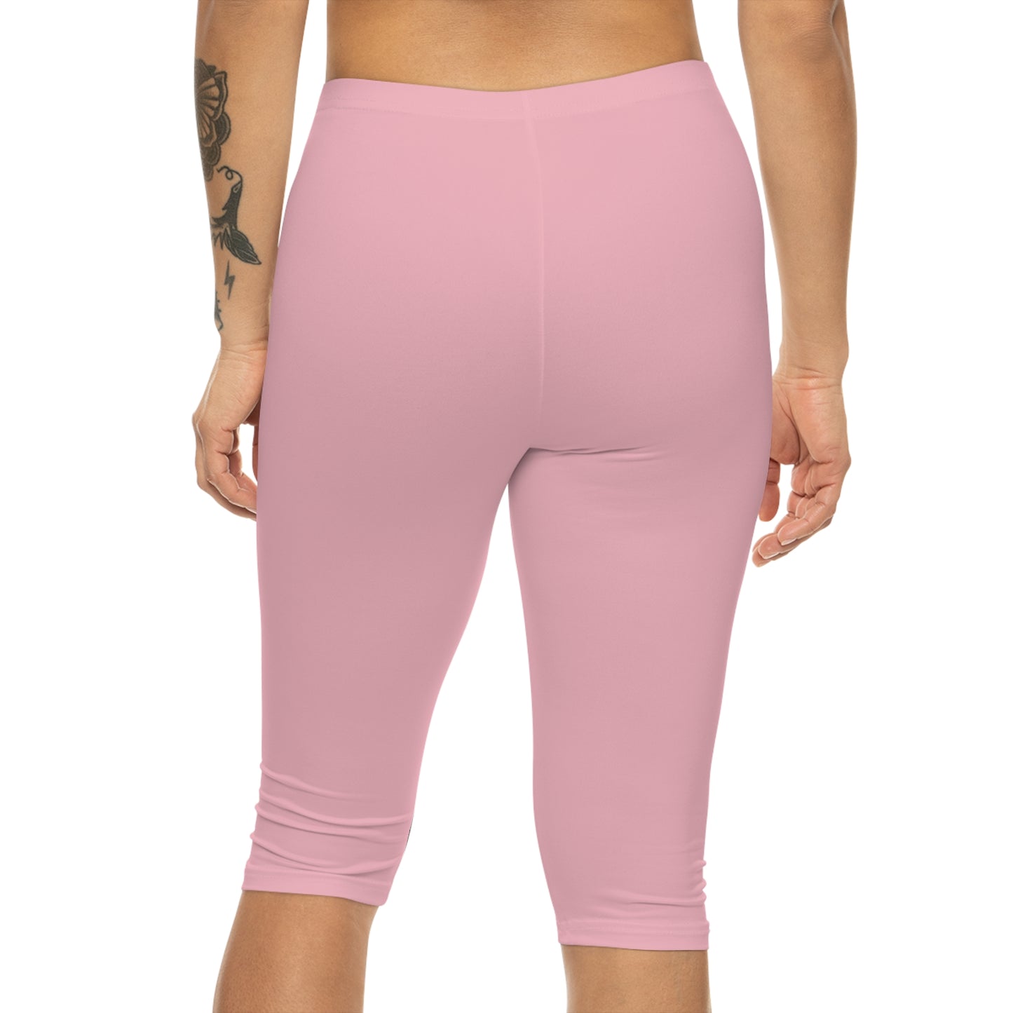Battle Box [BB] Women's Pink Capri Leggings