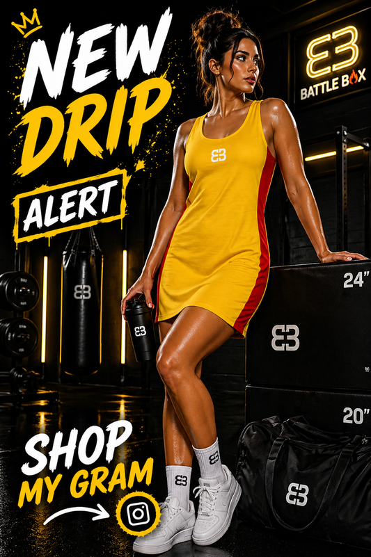 Battle Box 2-Tone Tunic Racerback Top-TT