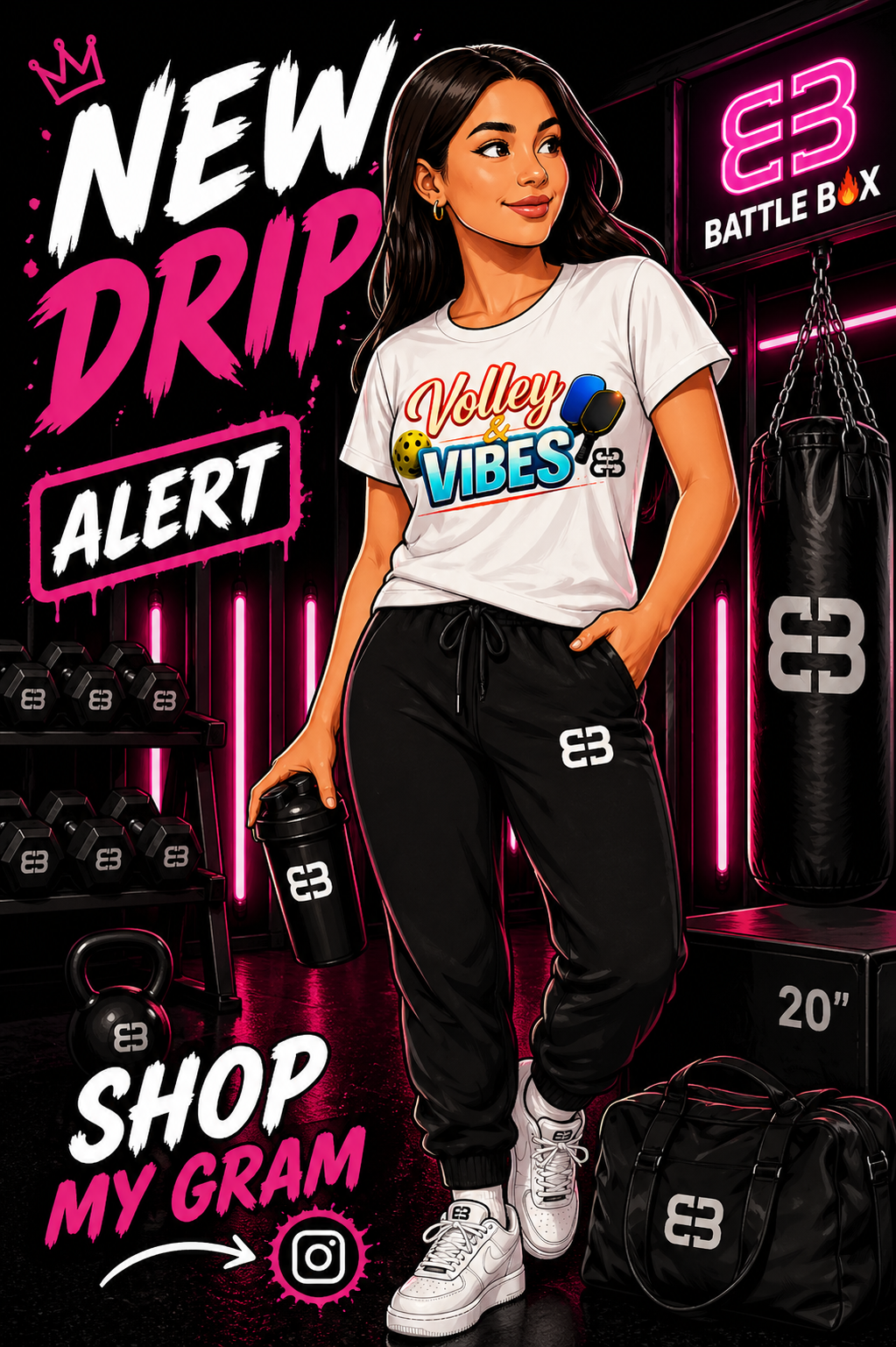 Battle Box Fitness Tee