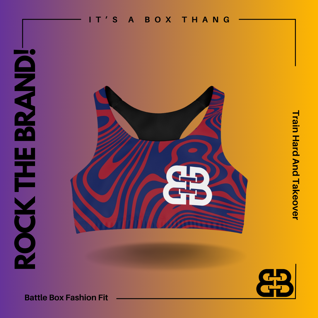 Battle Box BB Seamless Swirl Sports Bra -7A