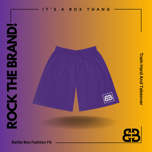 Battle Box BB Purple Basketball Shorts