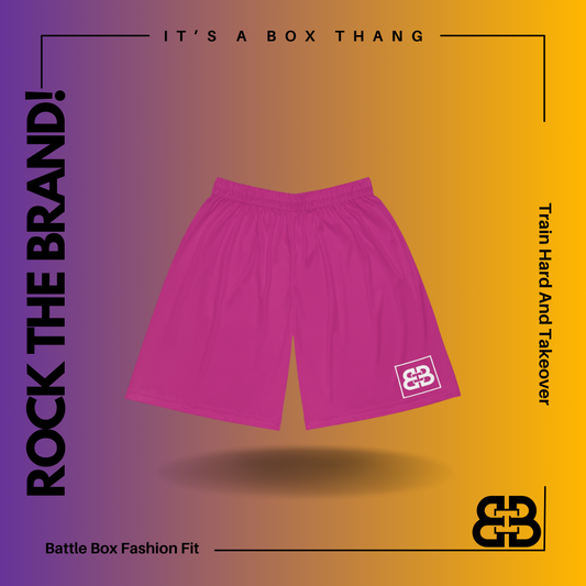 Battle Box BB Pink Basketball Shorts