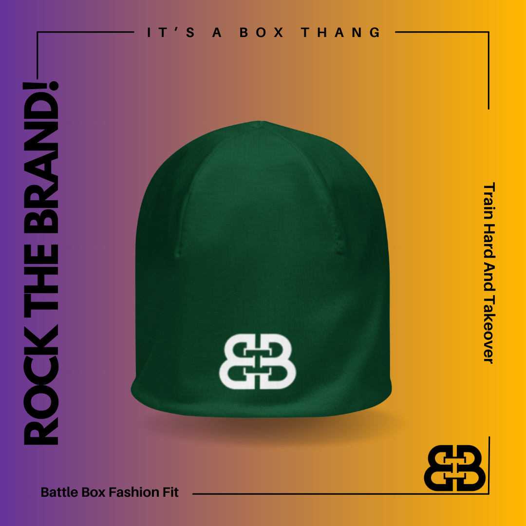 Battle Box Forest Green Unisex Beanie