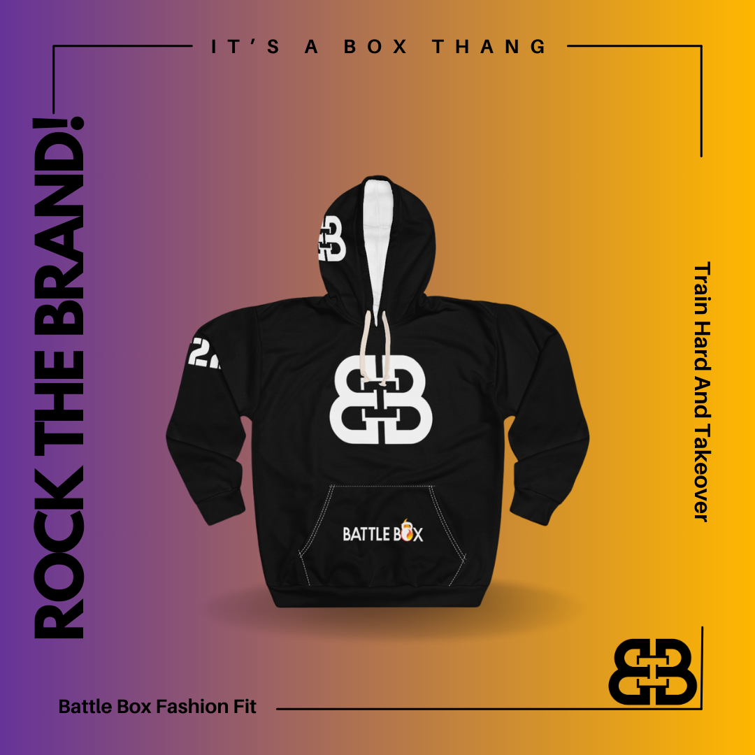 Battle Box Black Unisex Pullover Hoodie