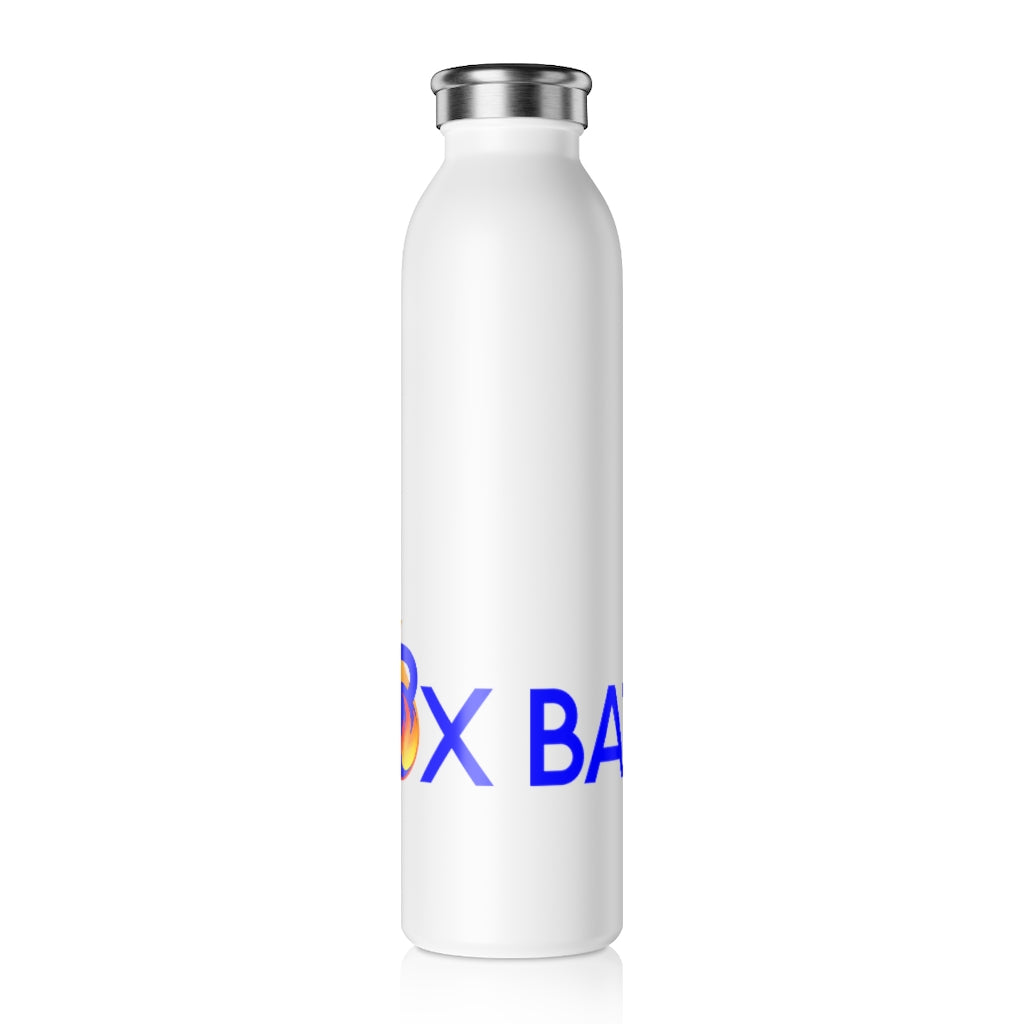 Battle Box Slim 20 Blue Logo Water Bottle